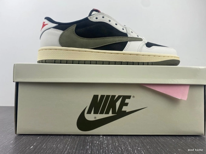 Cheap WMNS x OG Olive 1 Travis Air Scott Low DZ4137-106 Jordan 0715